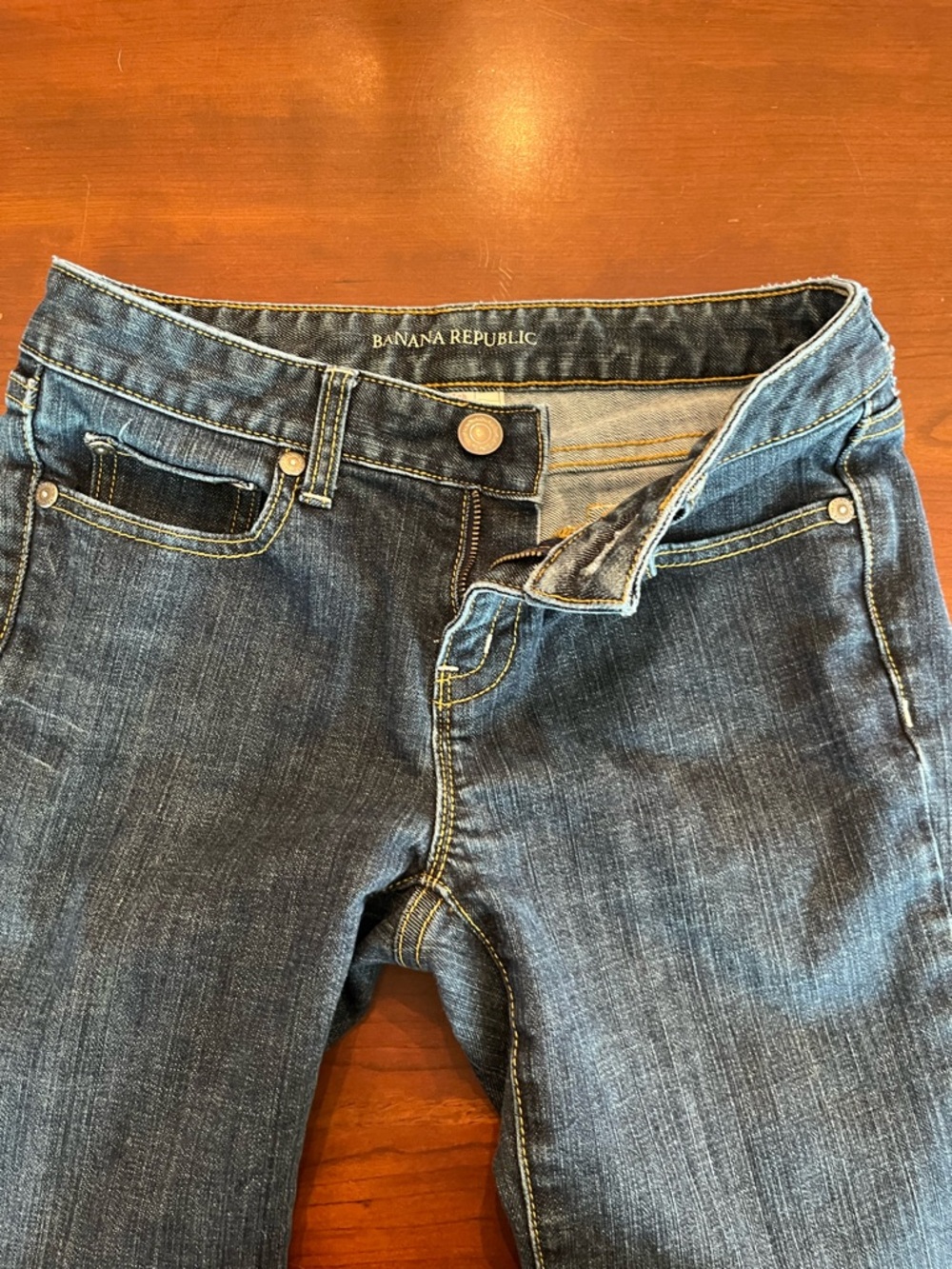 Banana Republic Boot Cut Jeans Stretch Women’s Size 4 - Picture 4 of 13
